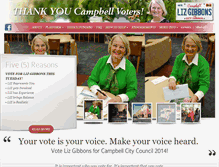 Tablet Screenshot of gibbons4campbell.com